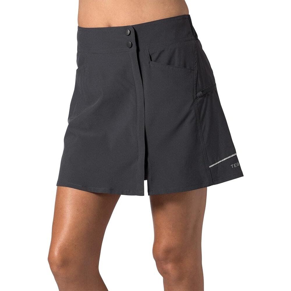 NWT Terry Bicycles Sz L Charcoal Gray Metro Bike Skirt